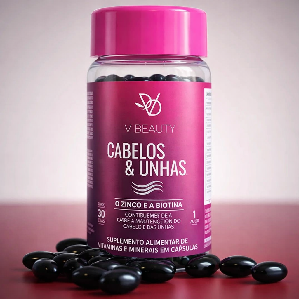 Home suplementos cabelos & unha vbeauty