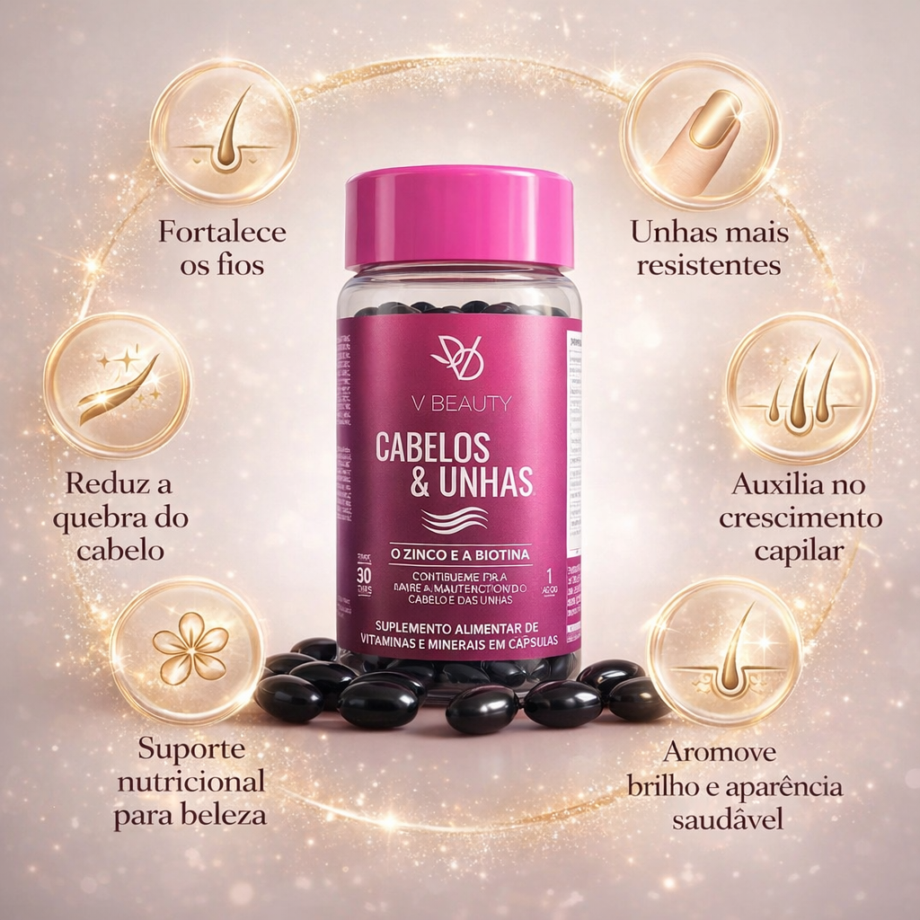 suplementos cabelos & unha vbeauty suplementos cabelos & unha vbeauty